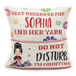Do Not Disturb I'm Counting - Personalized Pocket Pillow (Insert Included)