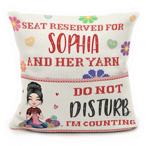 Do Not Disturb I'm Counting - Personalized Pocket Pillow (Insert Included)