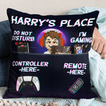 Do Not Disturb I'm Gaming - Personalized Pocket Pillow (Insert Included)