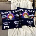 Do Not Disturb I'm Gaming - Personalized Pocket Pillow (Insert Included)