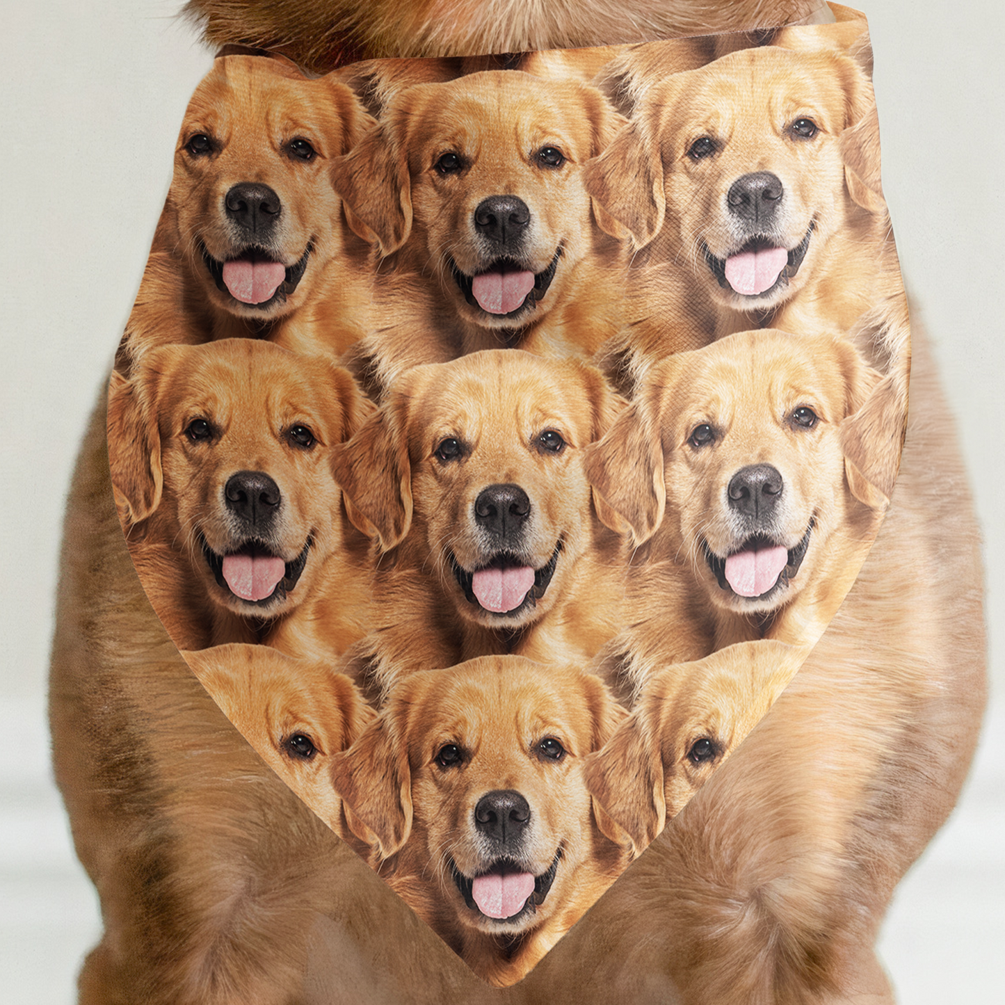 Dog Bandana Custom Face - Personalized Photo Bandana Collar