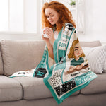 Dog Mom - Dog Dad - Personalized Dog Mom Blanket
