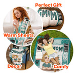 Dog Mom - Dog Dad - Personalized Dog Mom Blanket