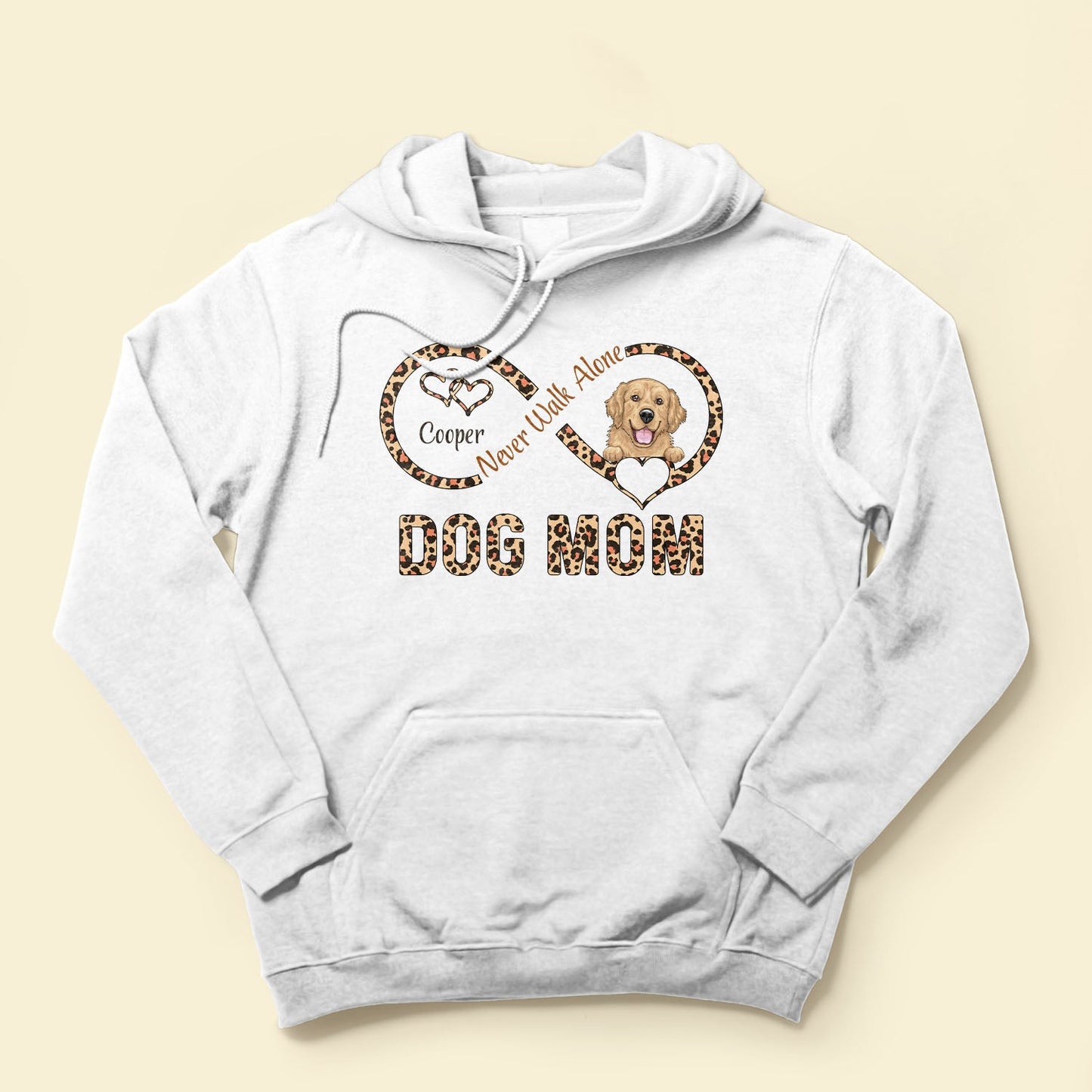 Dog Mom Cat Mom Leopard - Personalized Shirt