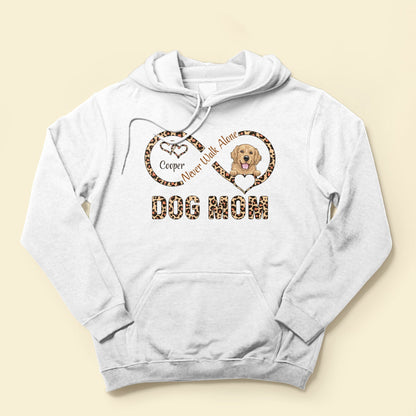 Dog Mom Cat Mom Leopard - Personalized Shirt