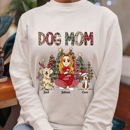 Dog Mom Christmas Gift For Dog Lovers - Personalized Shirt