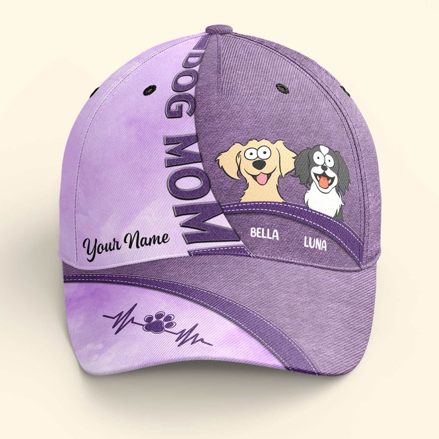 Dog Mom Dog Dad  - Personalized Classic Cap