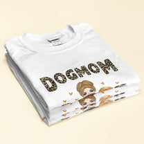 Dog Mom Leopard Design  - Personalized Shirt