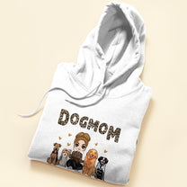 Dog Mom Leopard Design  - Personalized Shirt