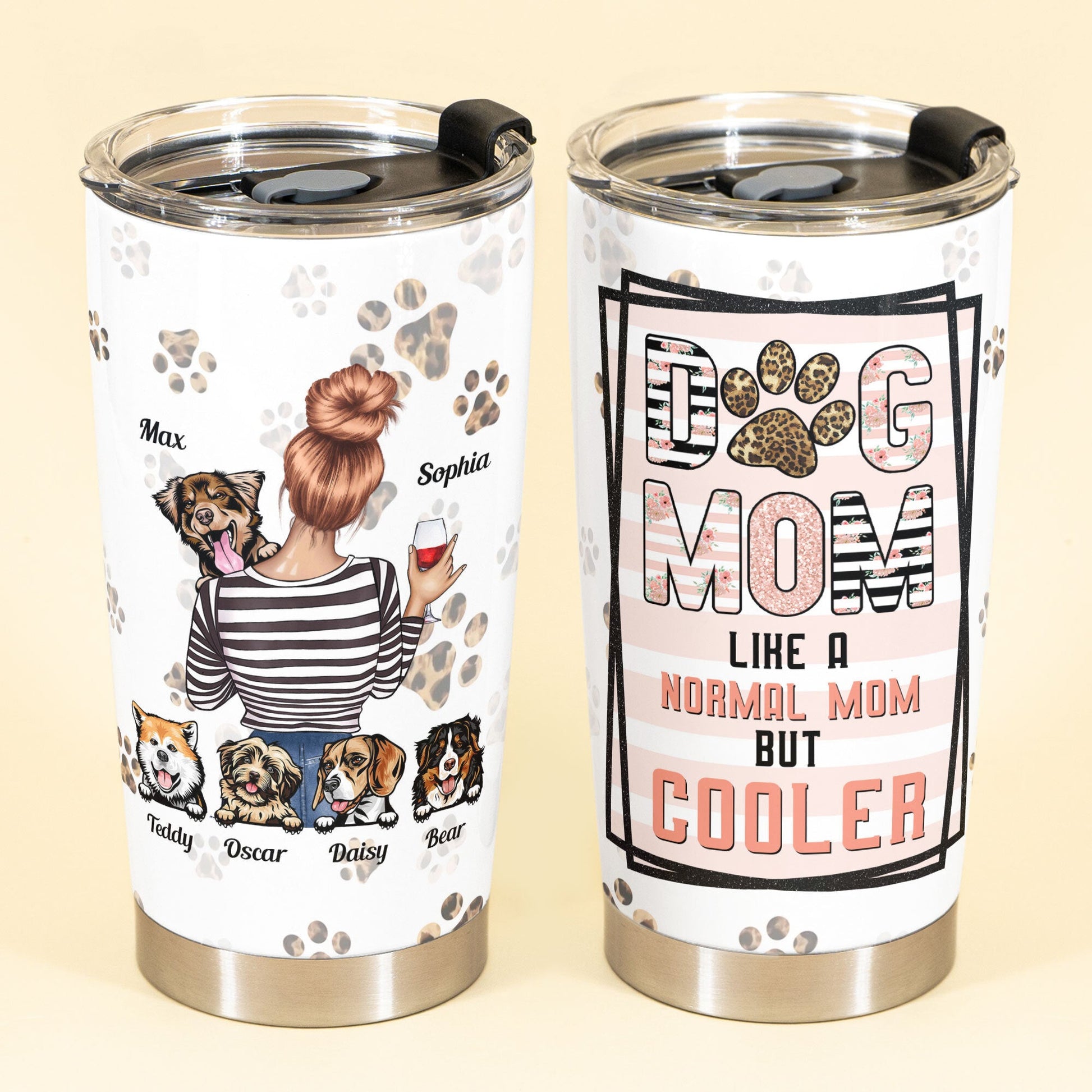 4 in 1 Can Cooler STAINLESS STEEL | Dancing Bear Tumbler