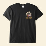 Dog Mom Paw Mountain View Vintage - Personalized Shirt