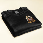 Dog Mom Paw Mountain View Vintage - Personalized Shirt