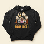 Dog Mom Paw Mountain View Vintage - Personalized Shirt