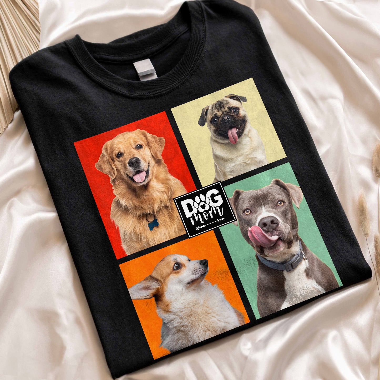 Dog Mom - Personalized Photo Shirt