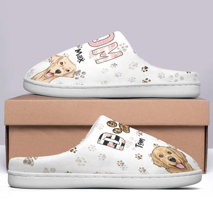 Dog Mom - Personalized Slippers