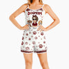 Dog Mom - Personalized All-over Print Sleeveless Romper