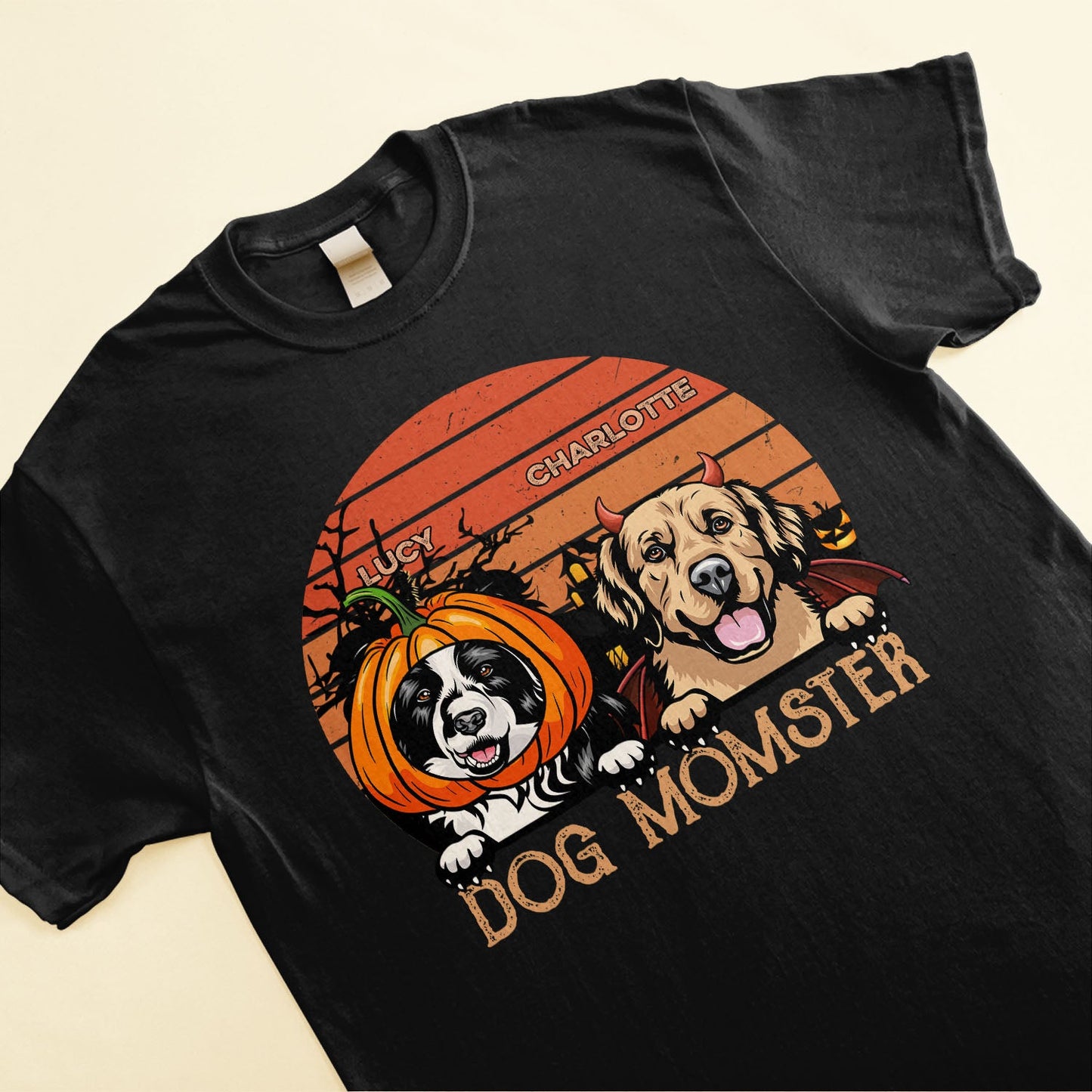 Dog Momster - Personalized Shirt - Funny Gift Halloween Gift For Dog Lovers, Dog Mom