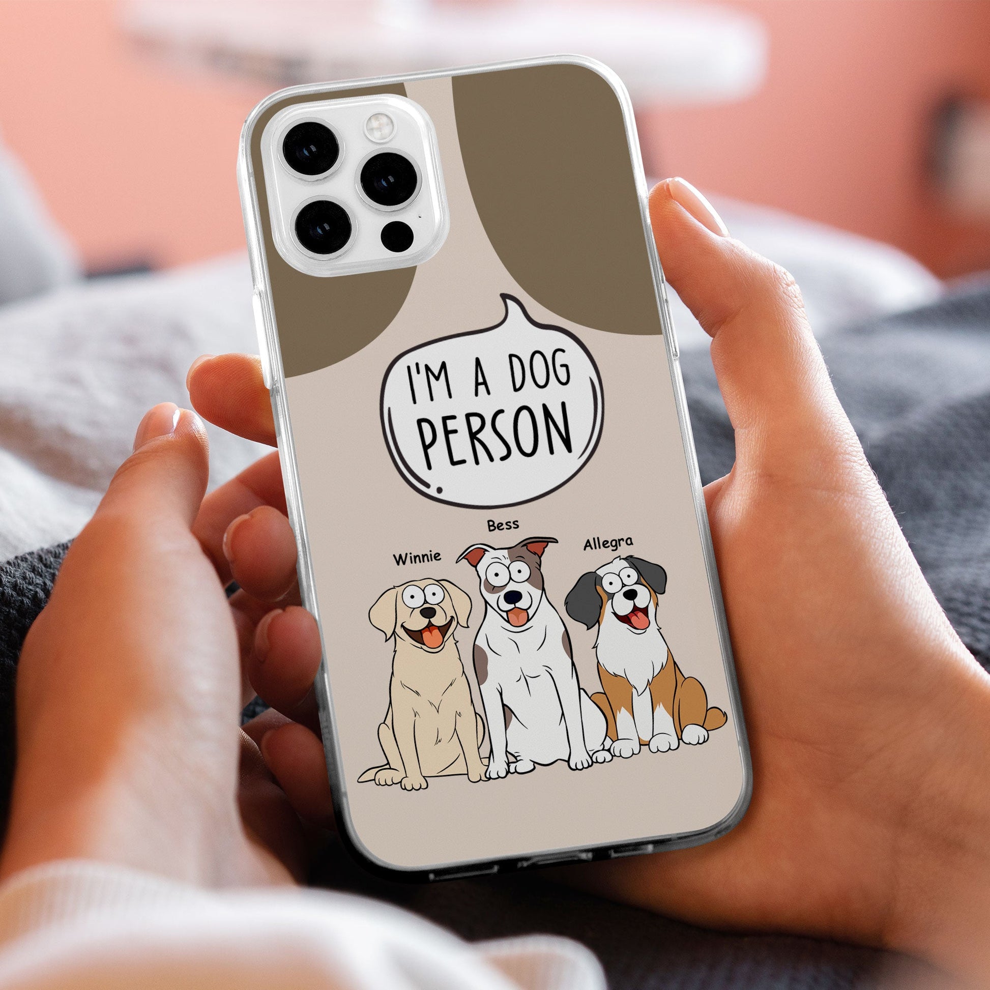 Dog Person - Personalized Clear Phone Case