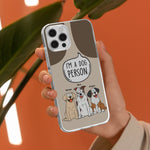 Dog Person - Personalized Clear Phone Case