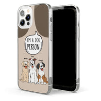 Dog Person - Personalized Clear Phone Case