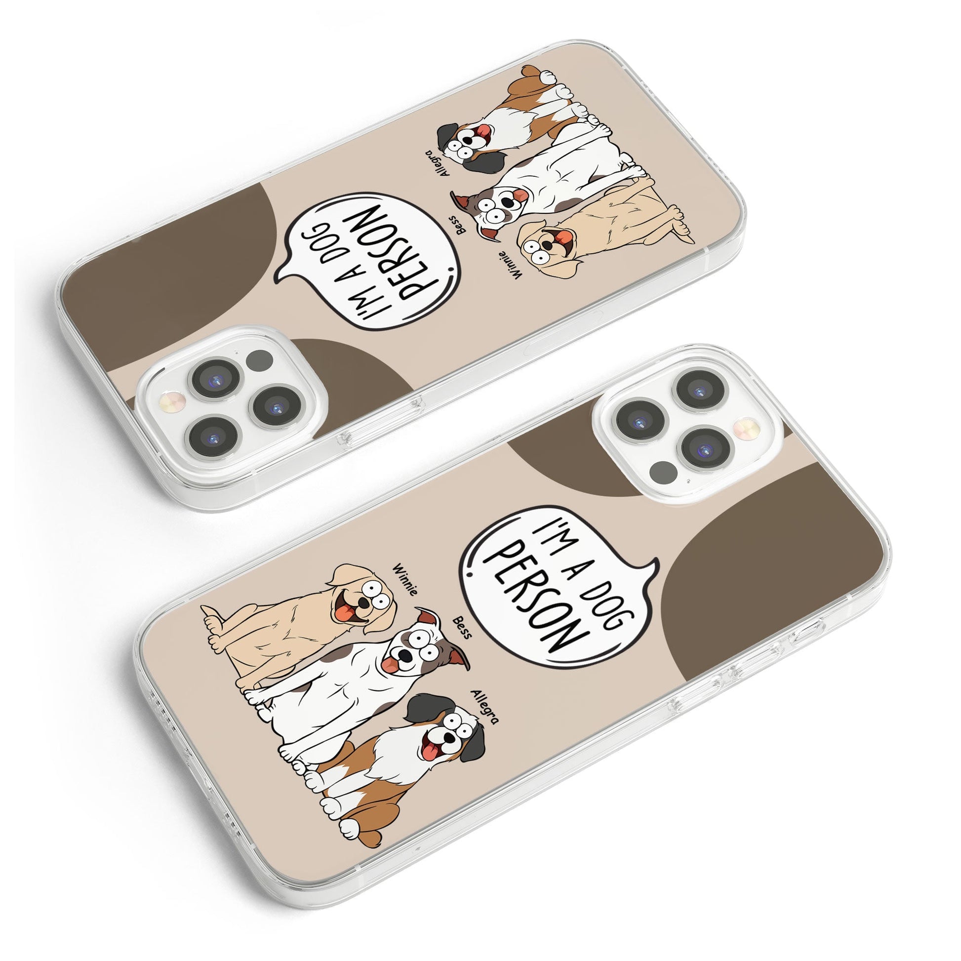 Dog Person - Personalized Clear Phone Case