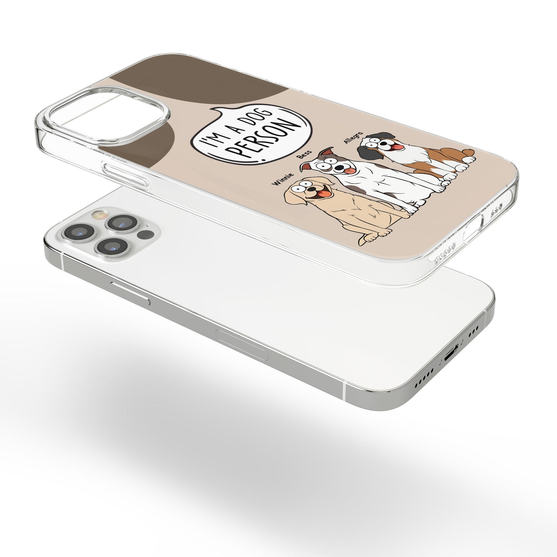 Dog Person - Personalized Clear Phone Case