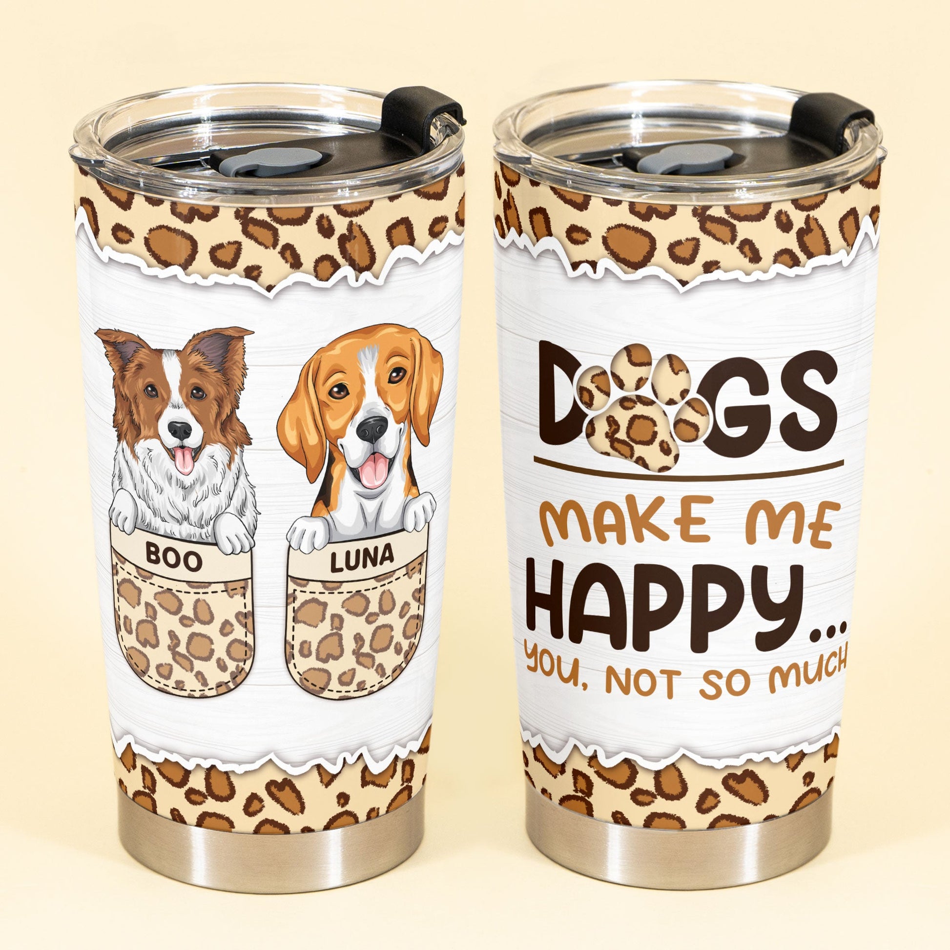 Dog Mom And Fur Babies - Personalized Tumbler Cup - Birthday Gift For –  Macorner