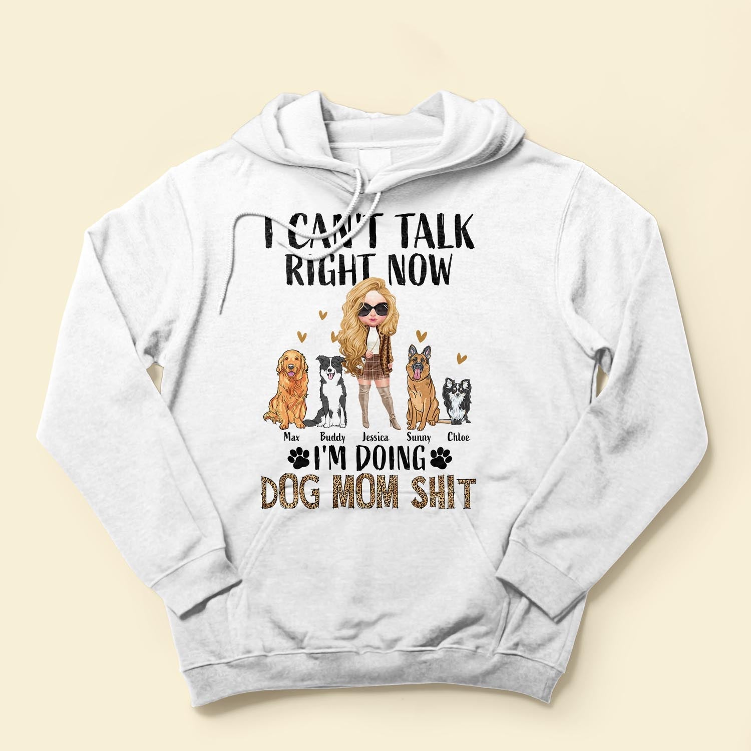 Doing Dog Mom Shit - Personalized Shirt - Birthday Gift For Her, Girl, Woman, Dog Mom, Dog Lover