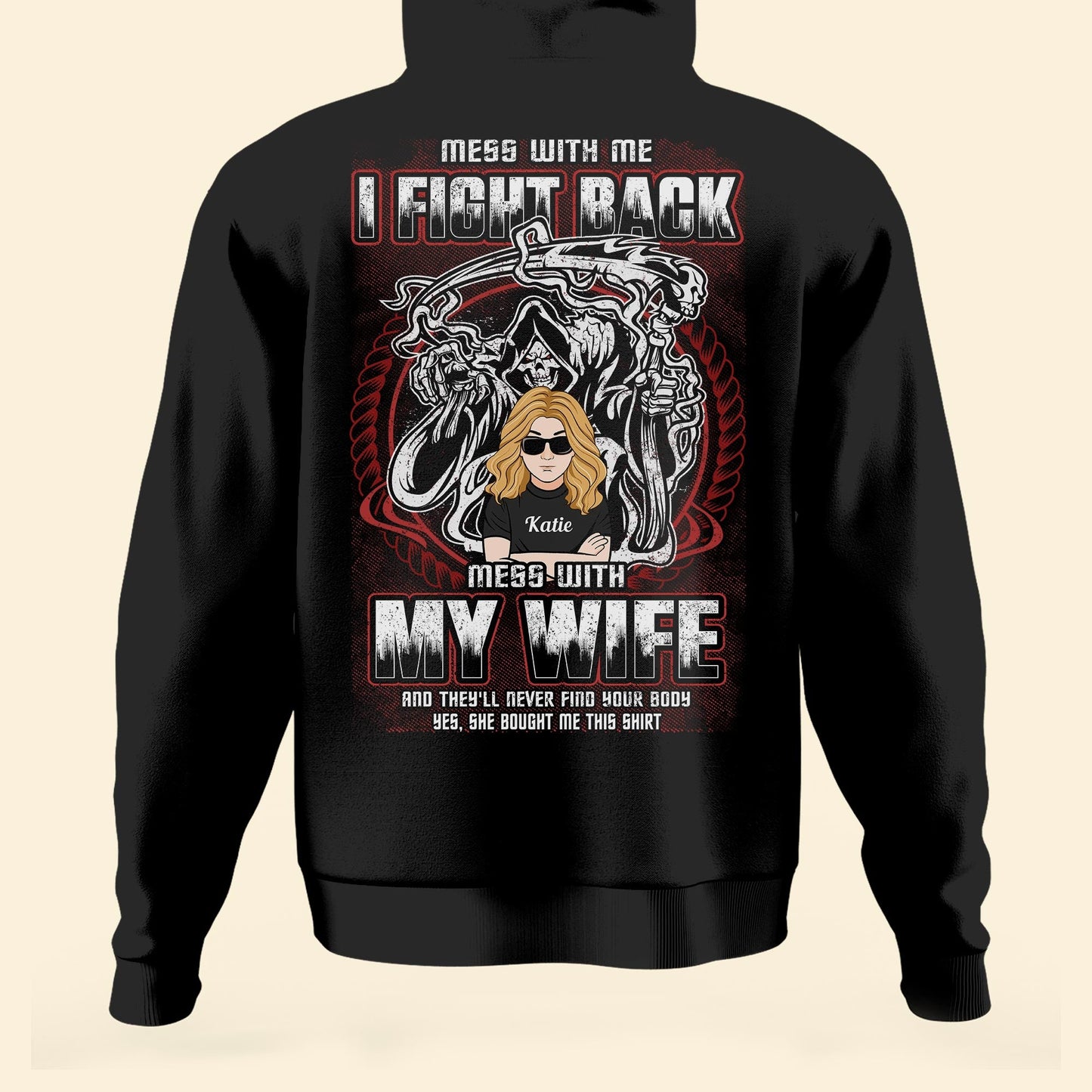 Don't Mess With My Wife - Personalized Shirt - Anniversary, Birthday Gift For Spouses, Wife, Lover