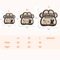 Don't Let The Dogs Out - Funny Version - Personalized Custom Shaped Wood Sign