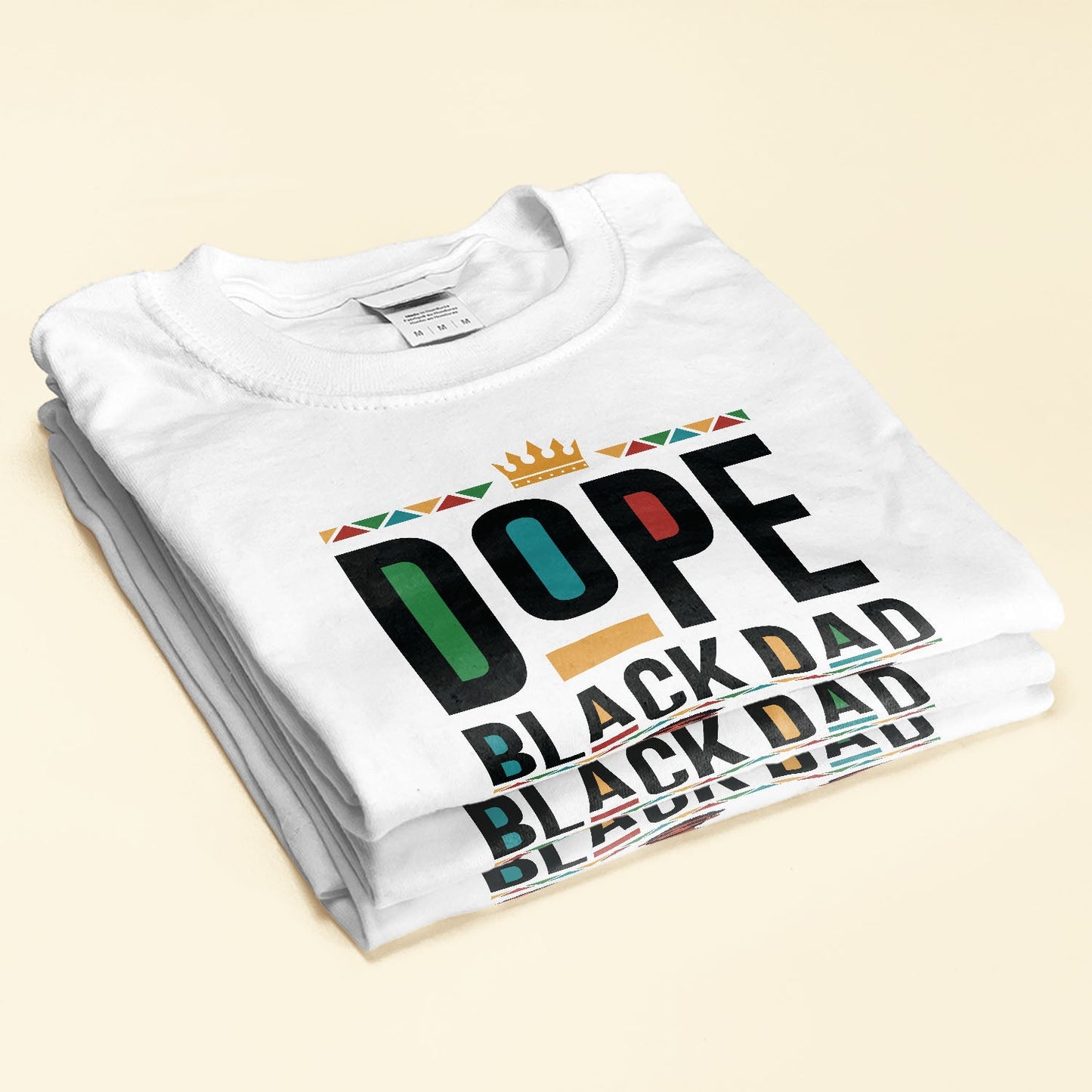 Dope Black Dad - Personalized Shirt