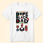 Dope Black Dad (Christmas Version) - Personalized Shirt