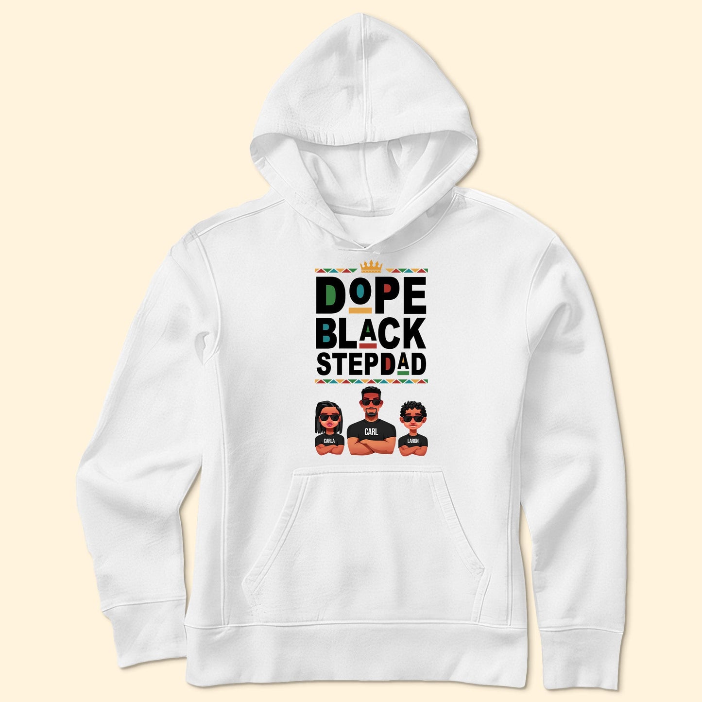 Dope Black Stepdad - Personalized Shirt