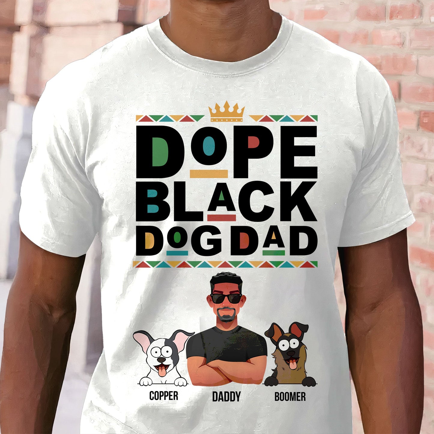 Dope Dog Dad - Personalized Shirt