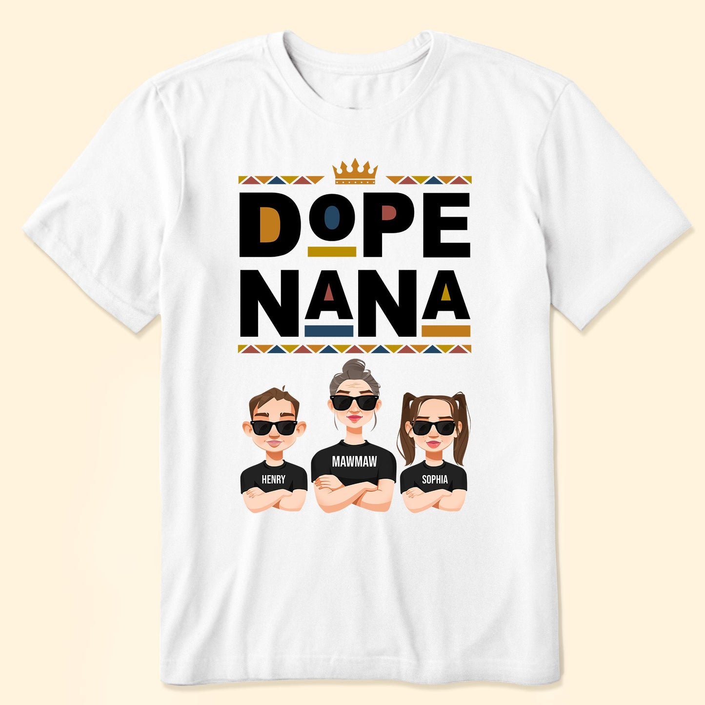 Dope Grandparents - Personalized Shirt