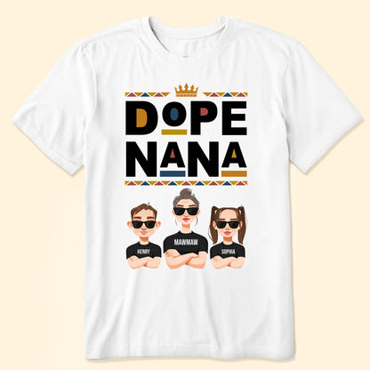 Dope Grandparents - Personalized Shirt