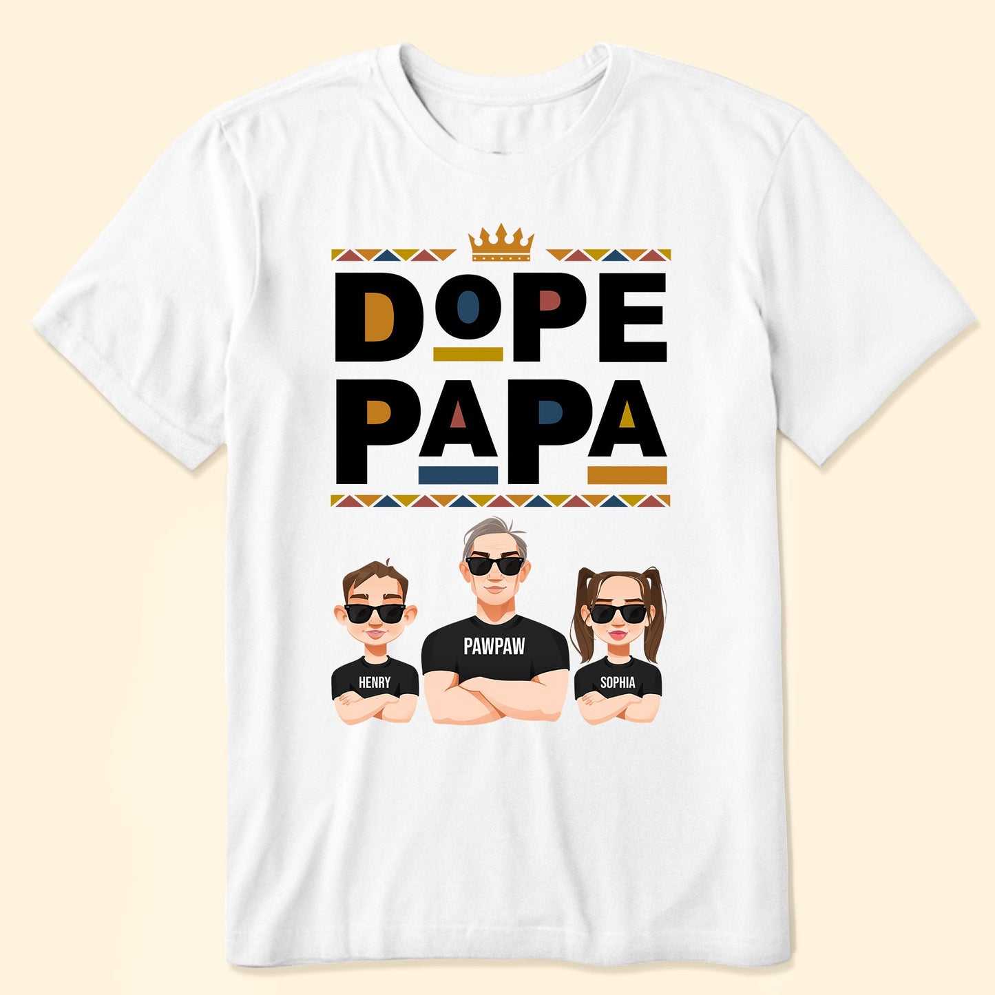 Dope Grandparents - Personalized Shirt