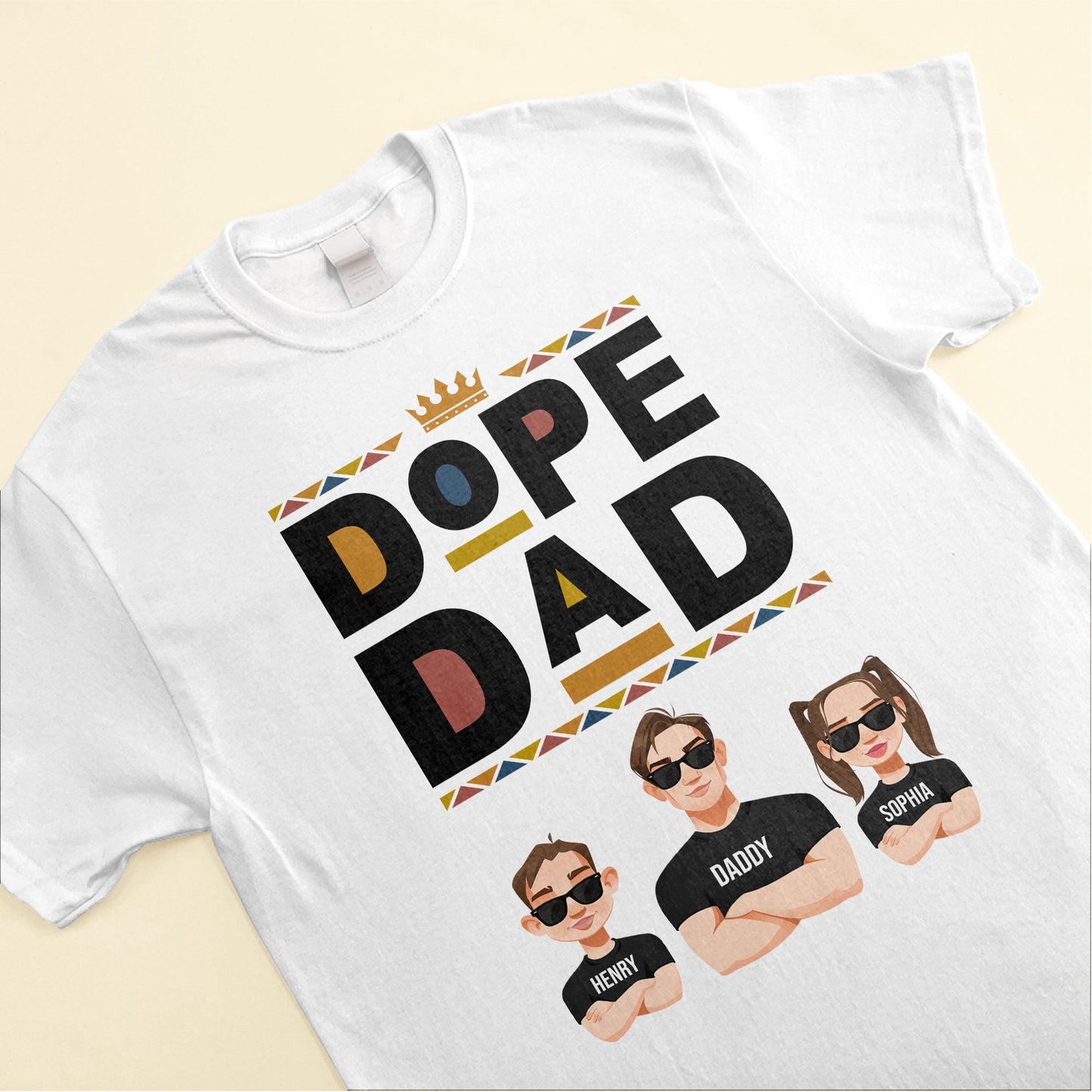 Dope Dad - Personalized Shirt