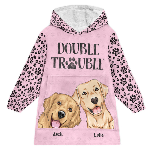 Double Trouble - Personalized Oversized Blanket Hoodie