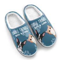 Double Trouble - Personalized Slippers