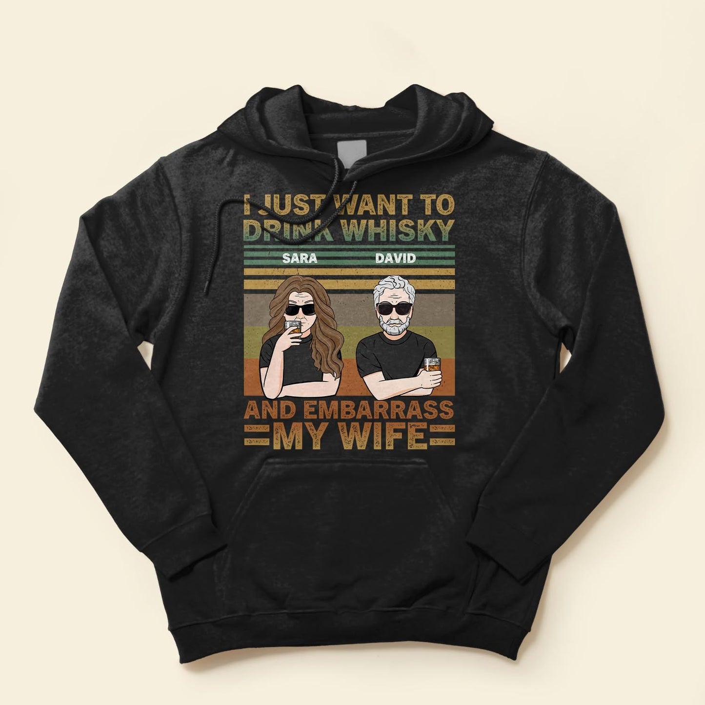 Drink Beer & Embarrass My Wife - Personalized Shirt - Birthday, Valentine, Christmas Gift For Husband, Man, Old man