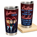 Drinking Partners - Besties Forever - Personalized Tumbler Cup - Birthday, Christmas, New Year Gift For Sisters, Sistas, Besties, Soul Sisters