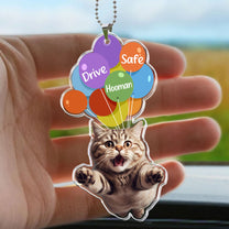 Drive Safe Hooman - Personalized Car Photo Ornament