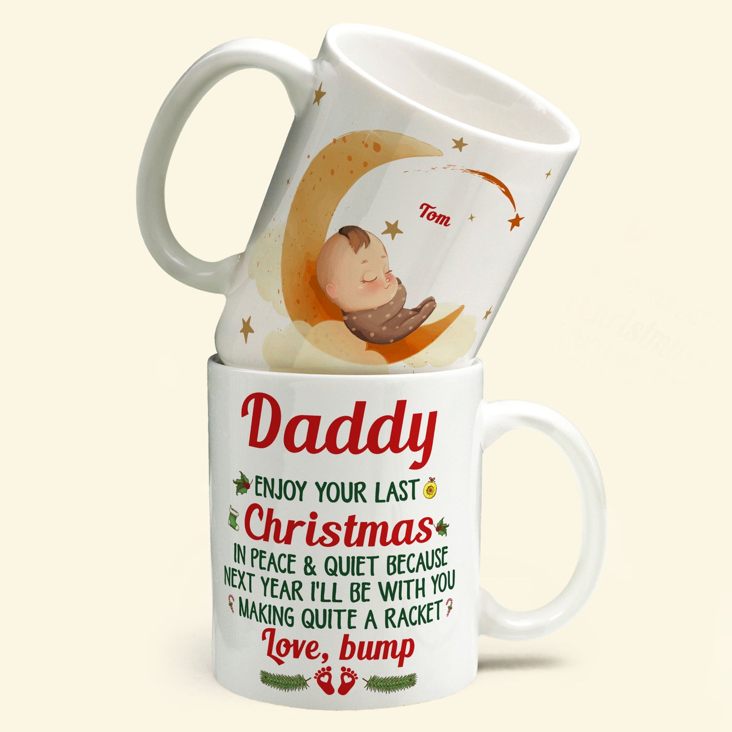 Enjoy Your Last Christmas - Personalized Mug - Birthday & Christmas Gift For Family Members