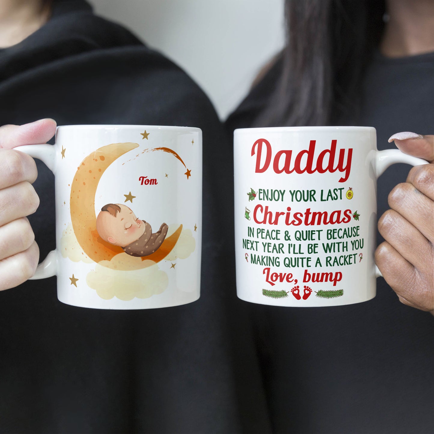 Enjoy Your Last Christmas - Personalized Mug - Birthday & Christmas Gift For Family Members
