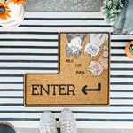 Enter - Personalized Doormat