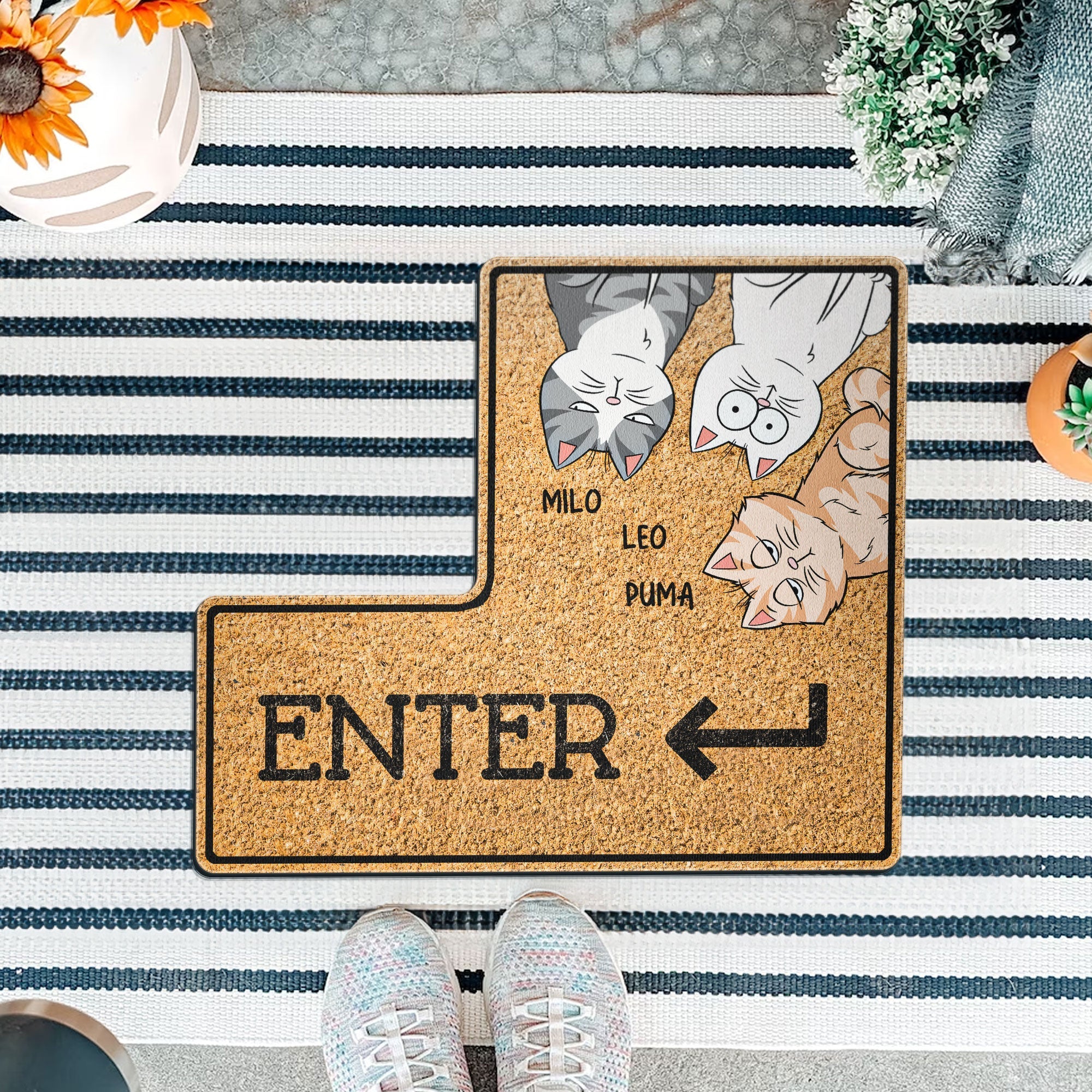Enter - Personalized Doormat