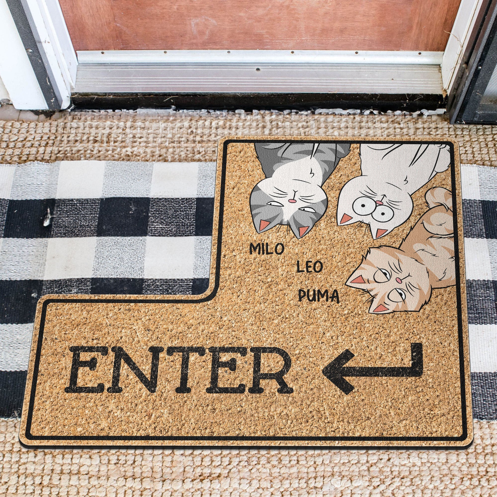 Enter - Personalized Doormat