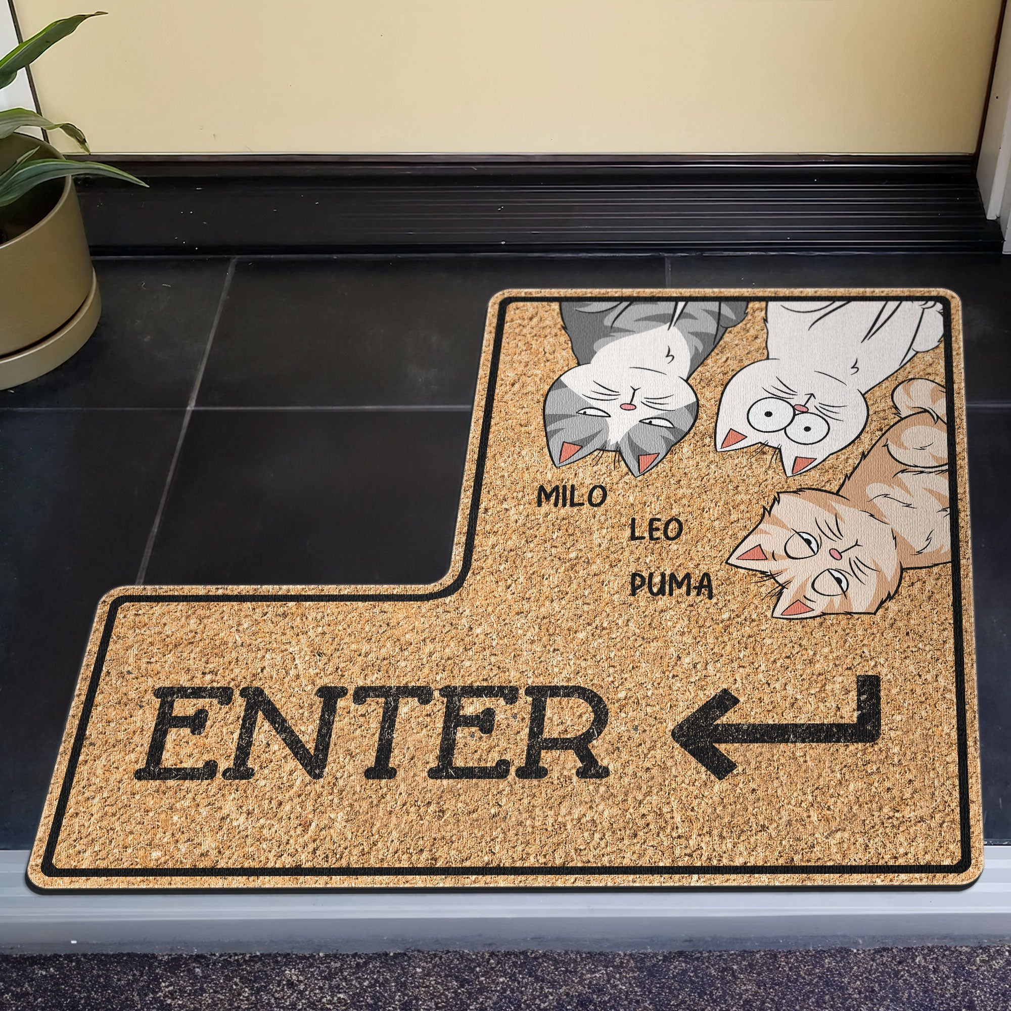 Enter - Personalized Doormat