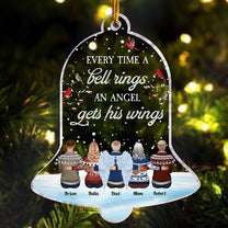 Every Time A Bell Rings - Personalized Bell Shaped Acrylic Ornament